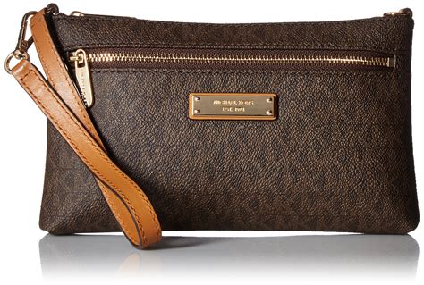 michael kors jet set signature large wristlet|jet set wristlet.